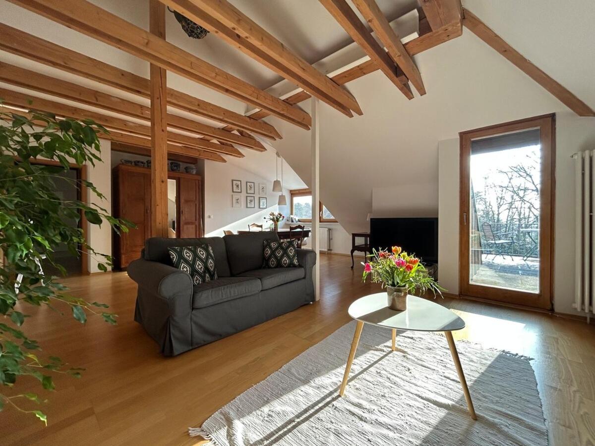 Grosse Wohnung Mit Dachterrasse In Starnberg Ngoại thất bức ảnh